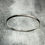 Thumbnail: Assay Hallmarked Sterling Silver Polished Heavy ‘Halo’ Unisex Bangle Size Large