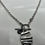 Thumbnail: Assay Hallmarked Silver 16” Belcher TBar Necklace & Sandcast Scallop Shell