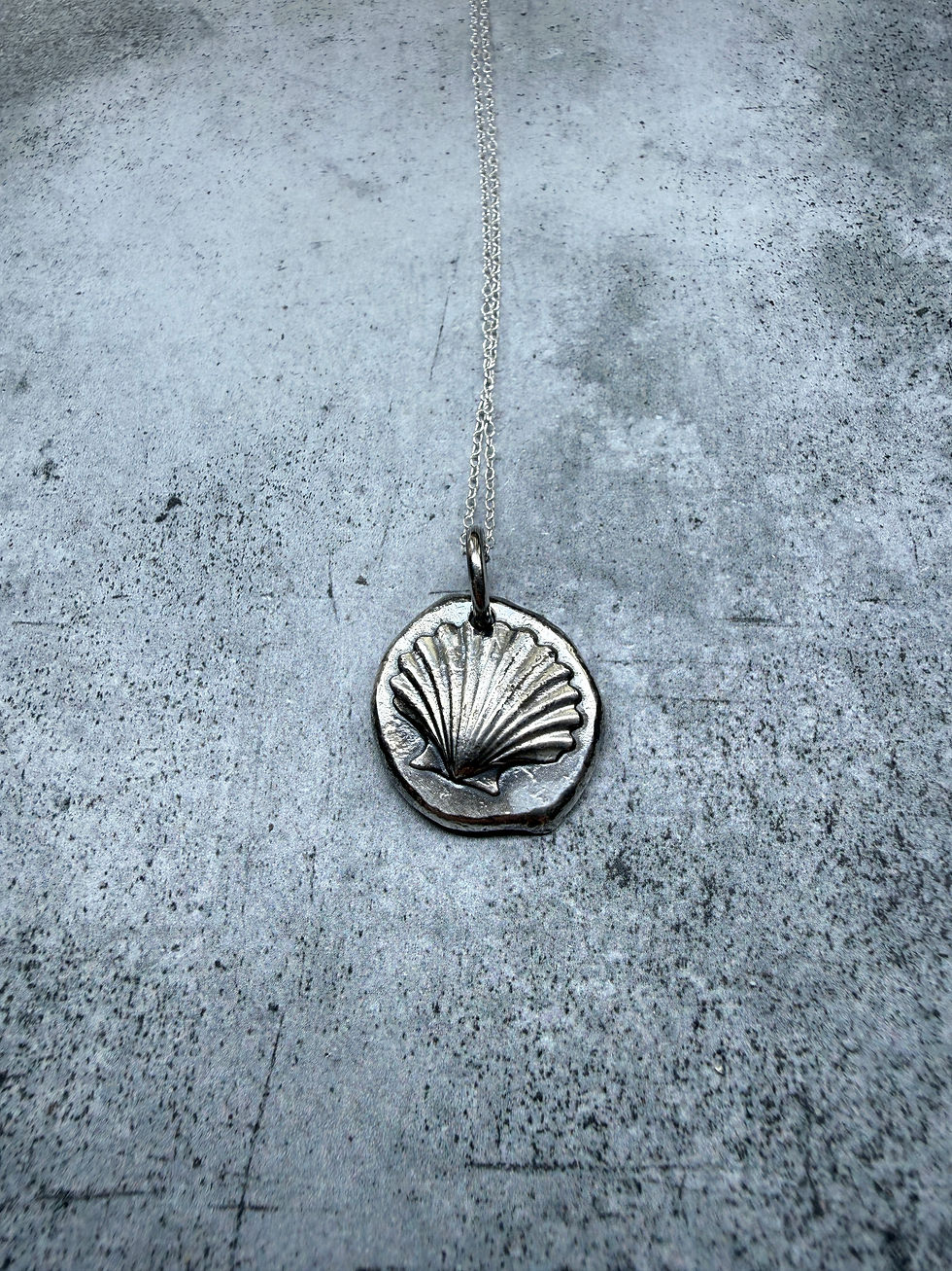 Thumbnail: Sanctuary Talisman ‘The Oceans Keeper’ Scallop Shell Pendant for Patient Healing