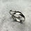 Thumbnail: 925 Sterling Silver Gents Stacked Ring Set (Size U)