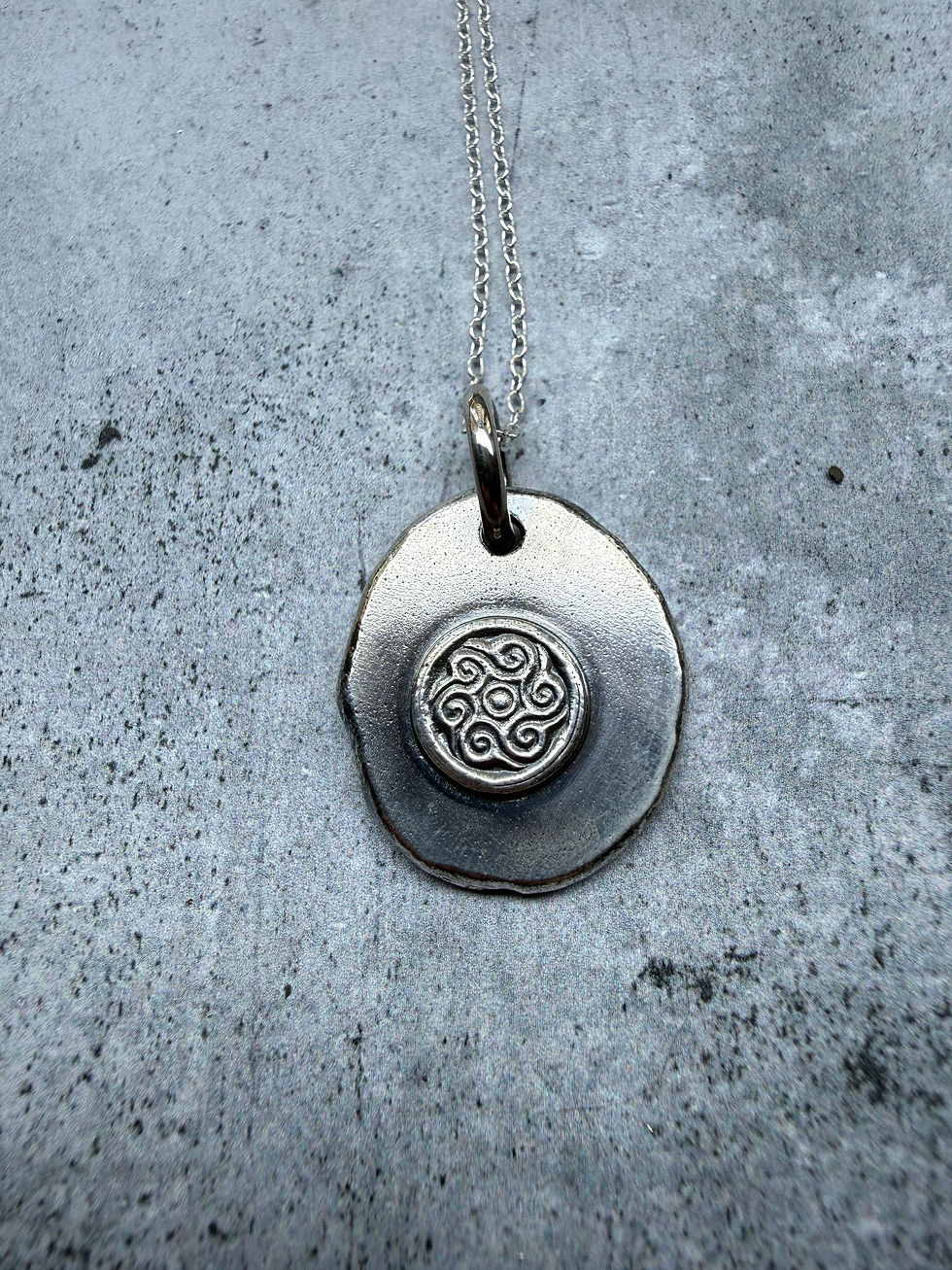 Thumbnail: Sanctuary Talisman ‘The Eternal Flow’ Anglo Saxon Bird Pendant to Calm Anxiety