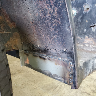 interior fender well welded patch