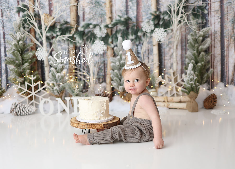 Thumbnail: Landon Winter Woods (Printed with props on backdrop)