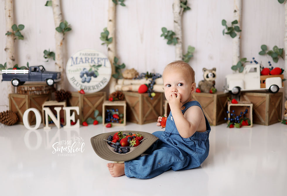 Thumbnail: Very Berry Woods  (with props printed on the backdrop)