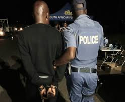 police arresting criminal