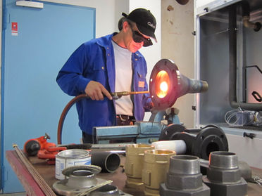 Formstücke werden individuell angepasst