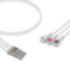 Thumbnail: Philips M3915A 3-Lead Snap ECG Leadwire DIN Style Compatible