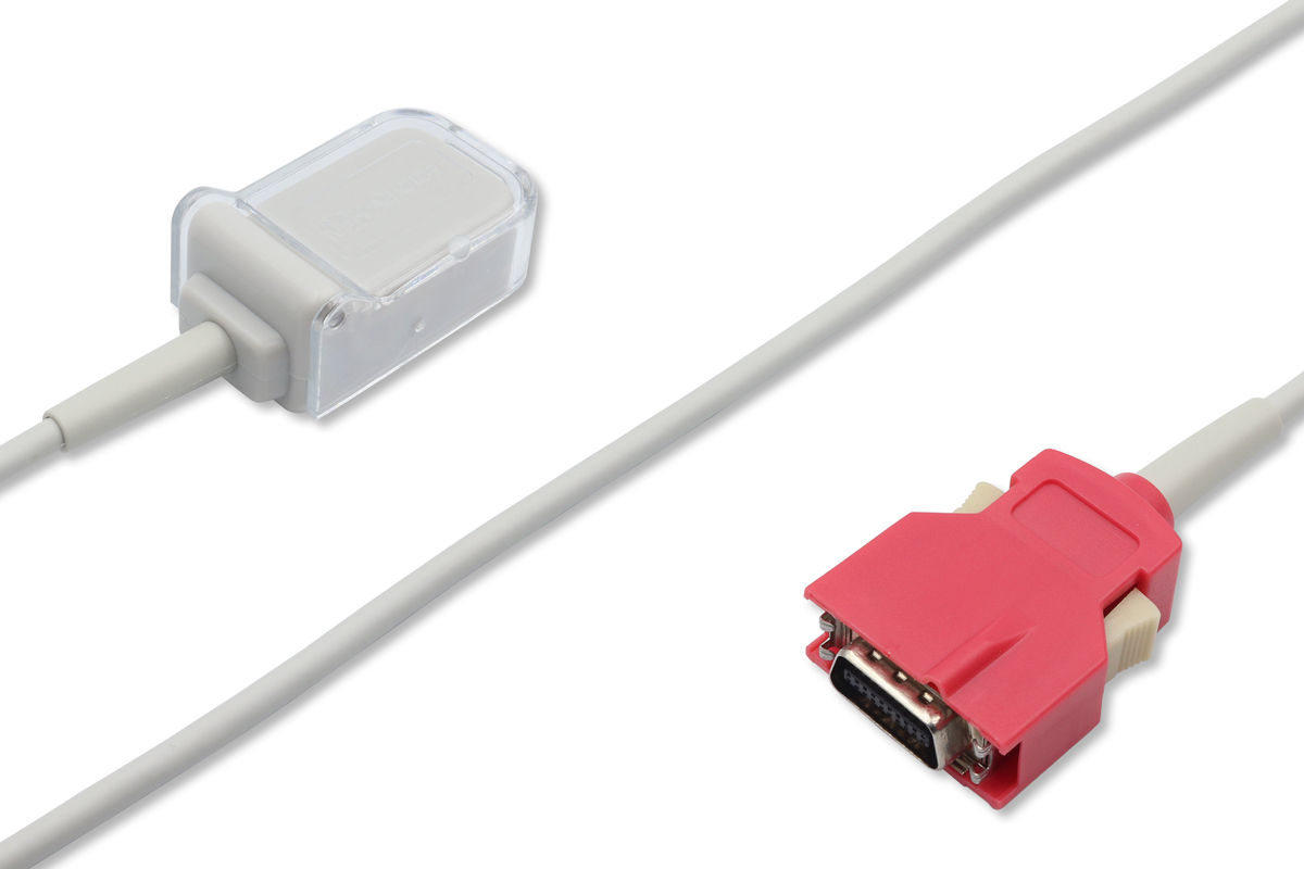 Masimo 2056 Red LNC-10 SpO₂ Adapter Cable Compatible with Welch Allyn