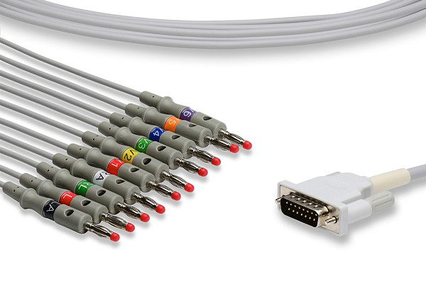 Philips Compatible Direct-Connect EKG Cable Alternative to M2461A