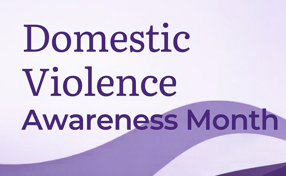 DV Awareness Month