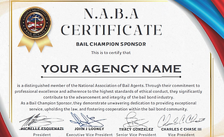 Bail Champion Sponsor