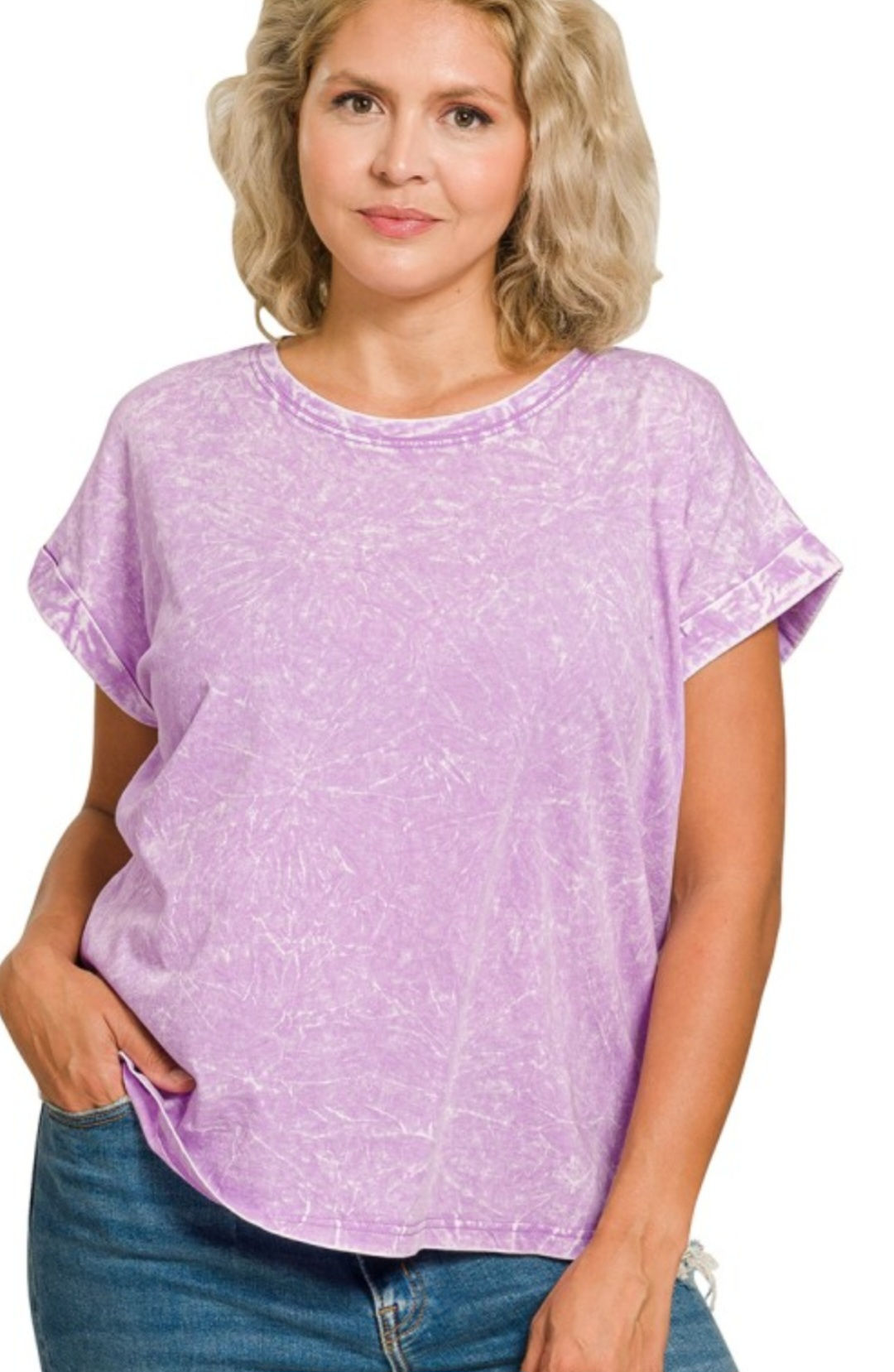 Burnout Tee - Lavender