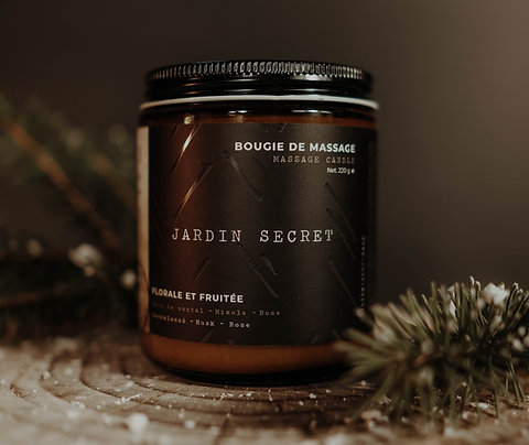 BOUGIE DE MASSAGE | JARDIN SECRET