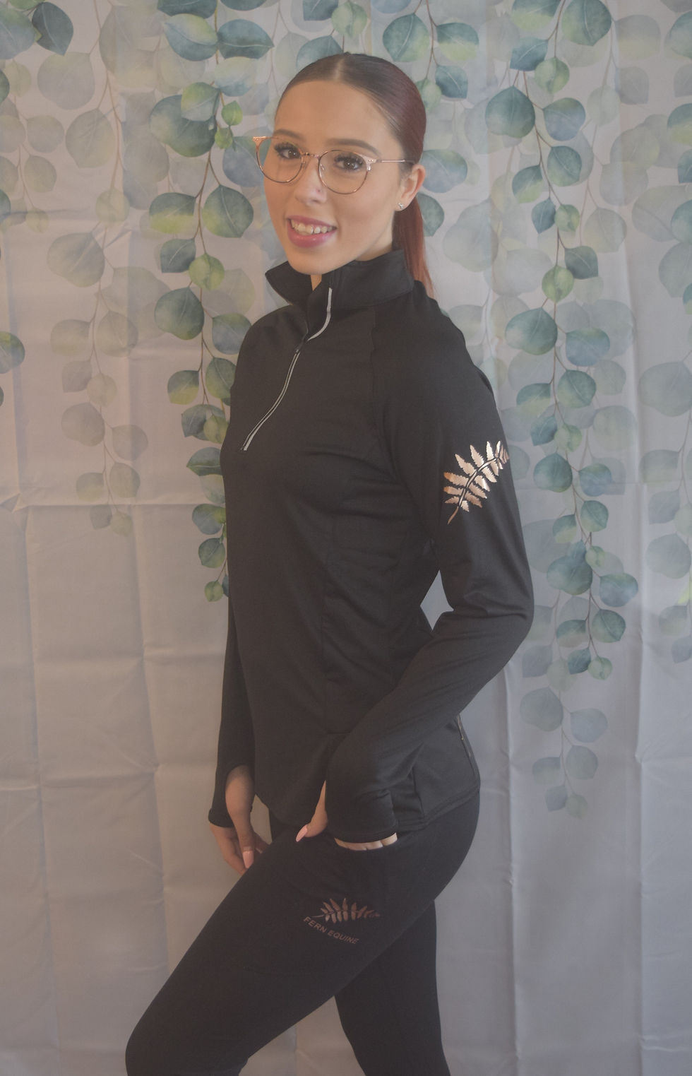 Thumbnail: Luxe Cool-Flex Performance Training Top - Black or Navy