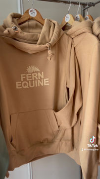 Thumbnail: Natures Neutrals Cross Neck Hoodie 
