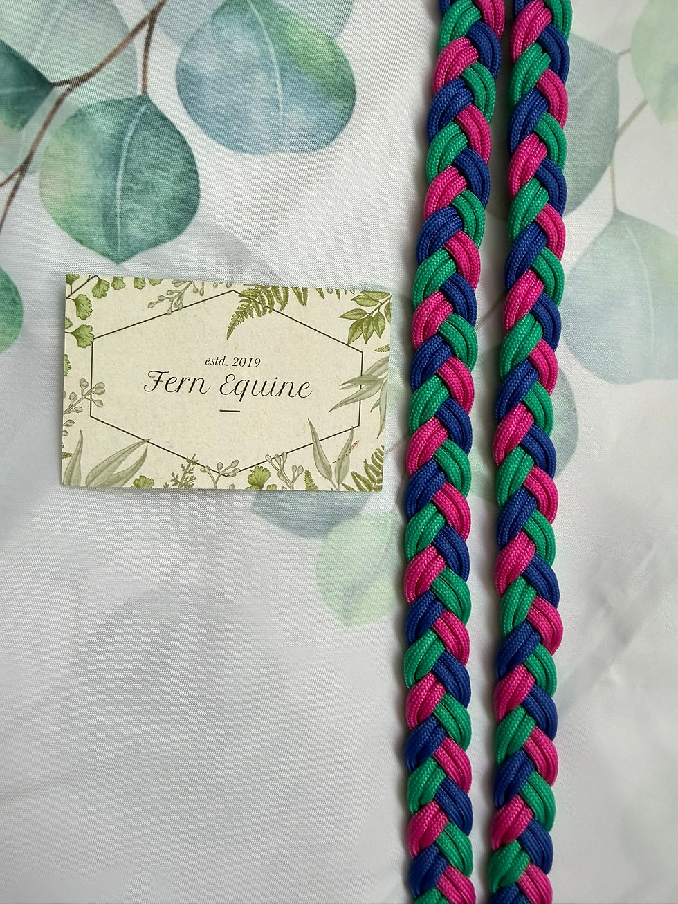 Thumbnail: Paracord "Oh Shoot Strap" Horse Neck Rope (Multiple Designs Listing 3 of 3)