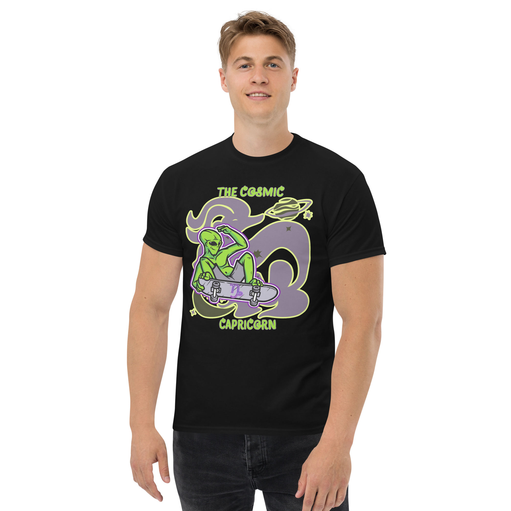 The Cosmic Capricorn ~Alien/skateboard~ T-Shirt