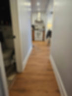 Westdale Hamilton luxury vinyl plank and baseboard installation 