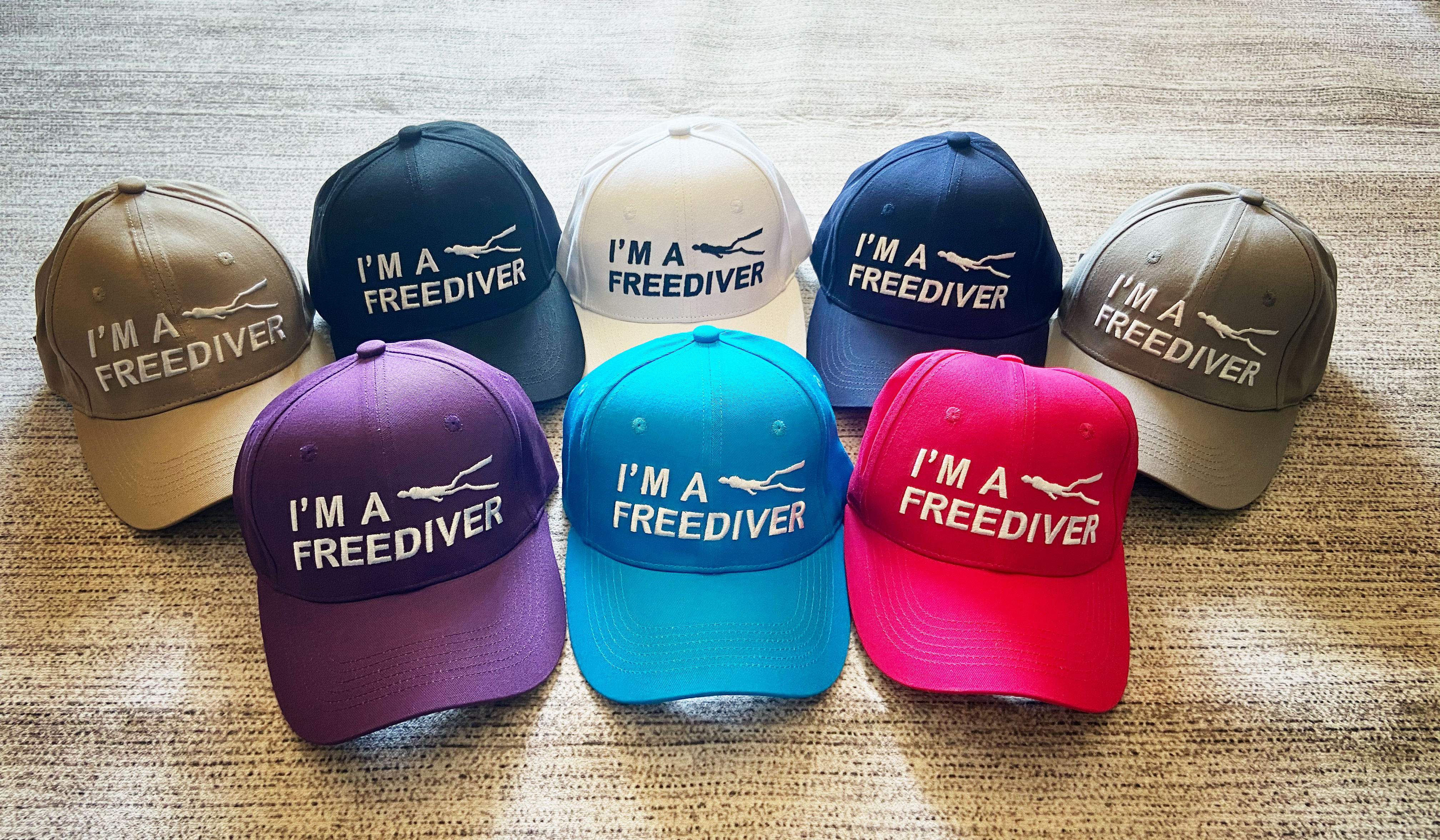 "I'm a freediver" 帽子