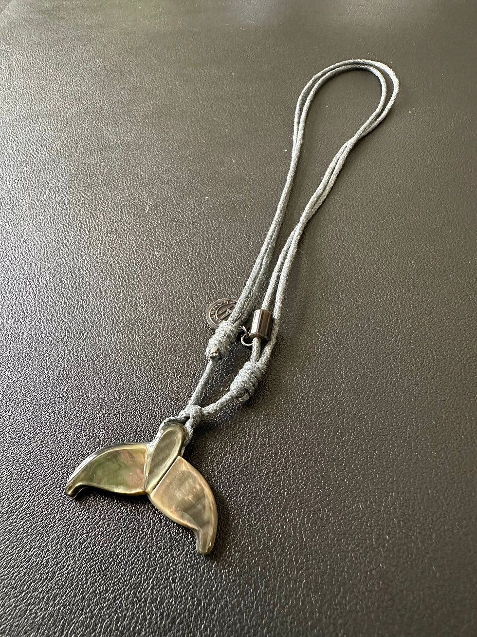 縮圖：Freediving Planet - 手工製鯨尾項鍊