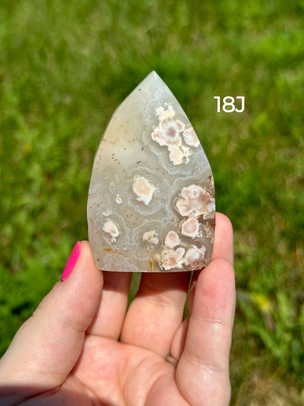 Thumbnail: Flower Agate Freeforms