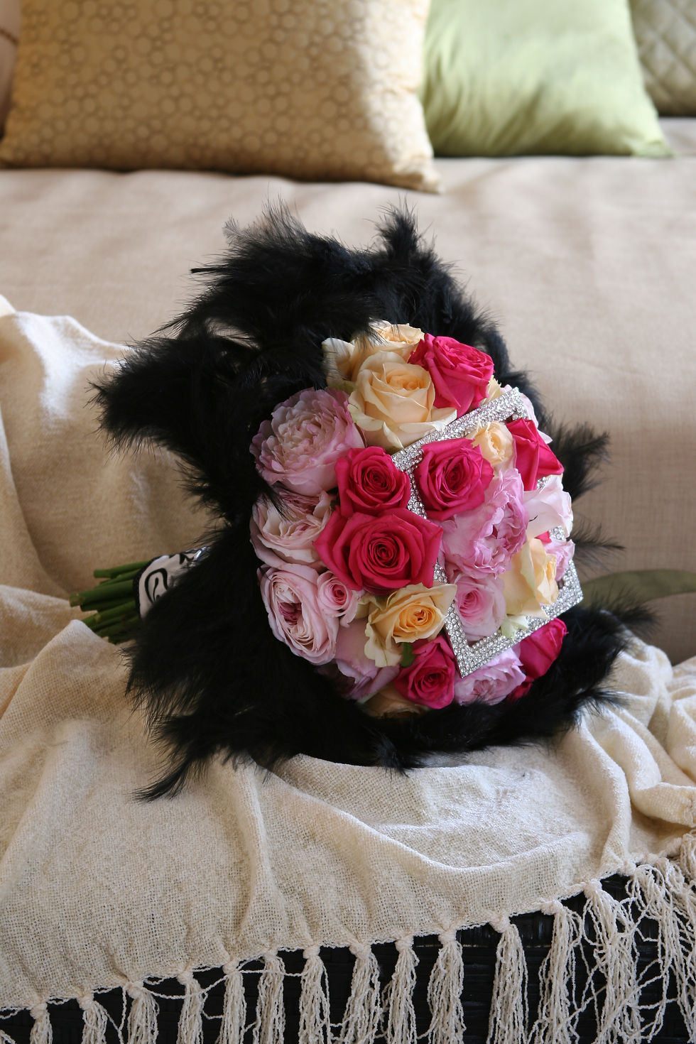 Roses and feathers