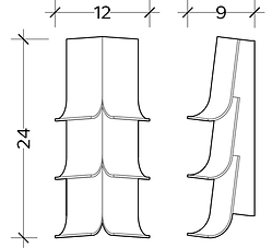 Petal Sconce_Black Line_Ortho_Dims.png