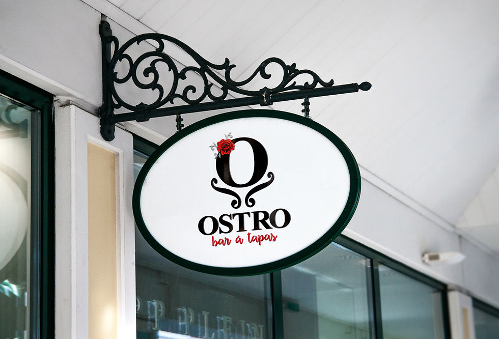 enseigne pour le resto
