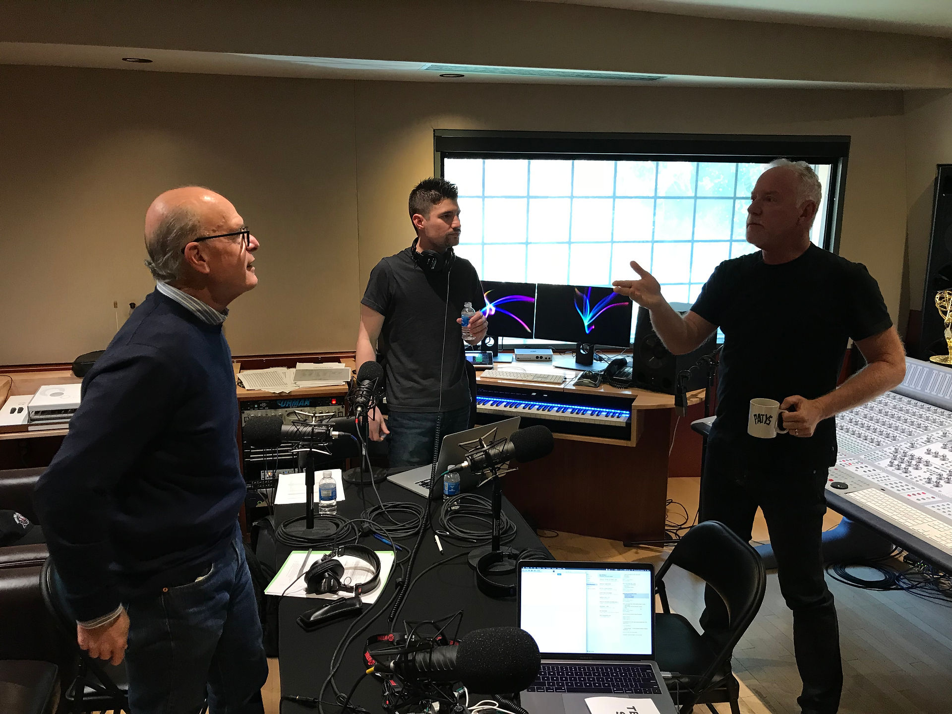 Robert Kraft, Kenny Holmes and John Debney
