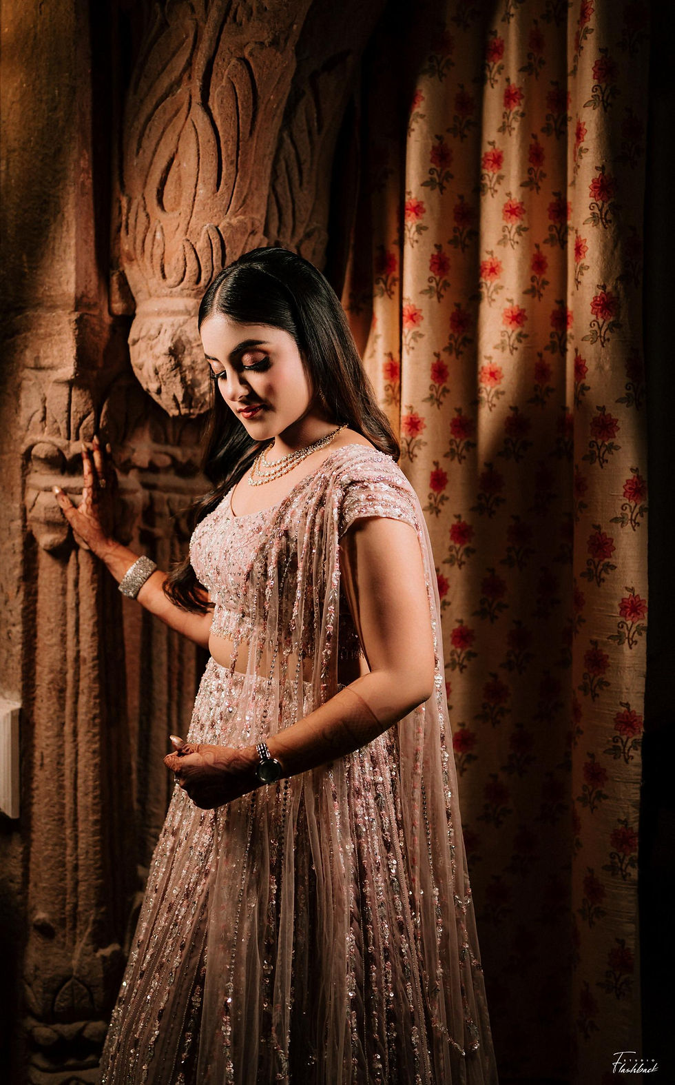 Thumbnail: Moonlit Mauve lehenga