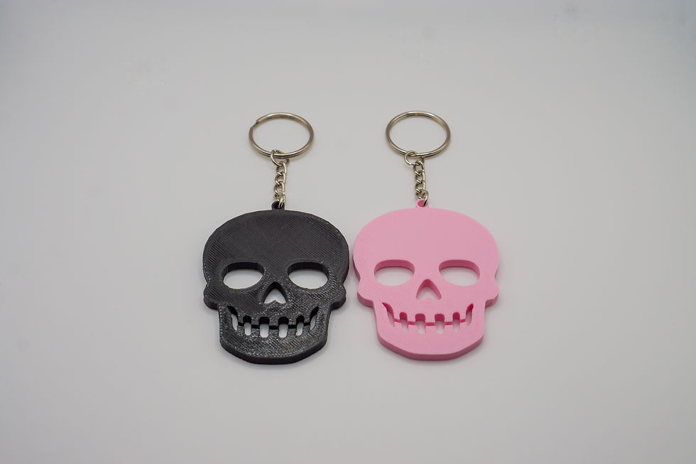 Thumbnail: Skull Halloween Keychain