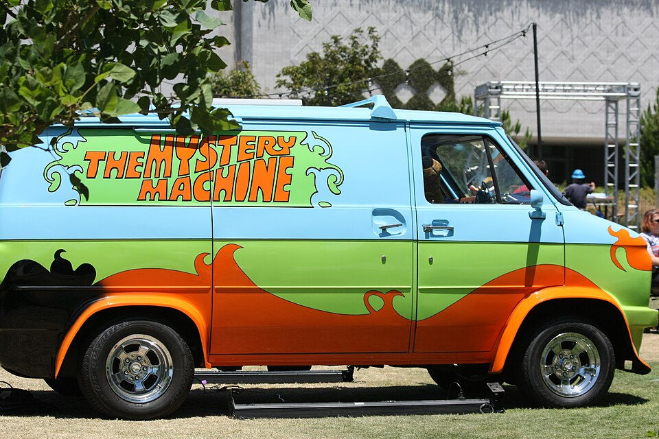 Photo of the Scooby Doo Mystery Machine van