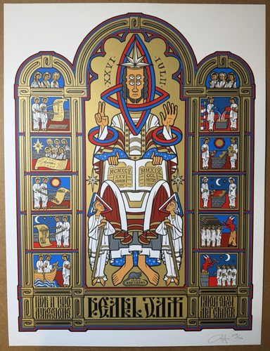 Pearl Jam Live In Two Dimensions 2019 Ames Design S/N Poster #109/115 Rare