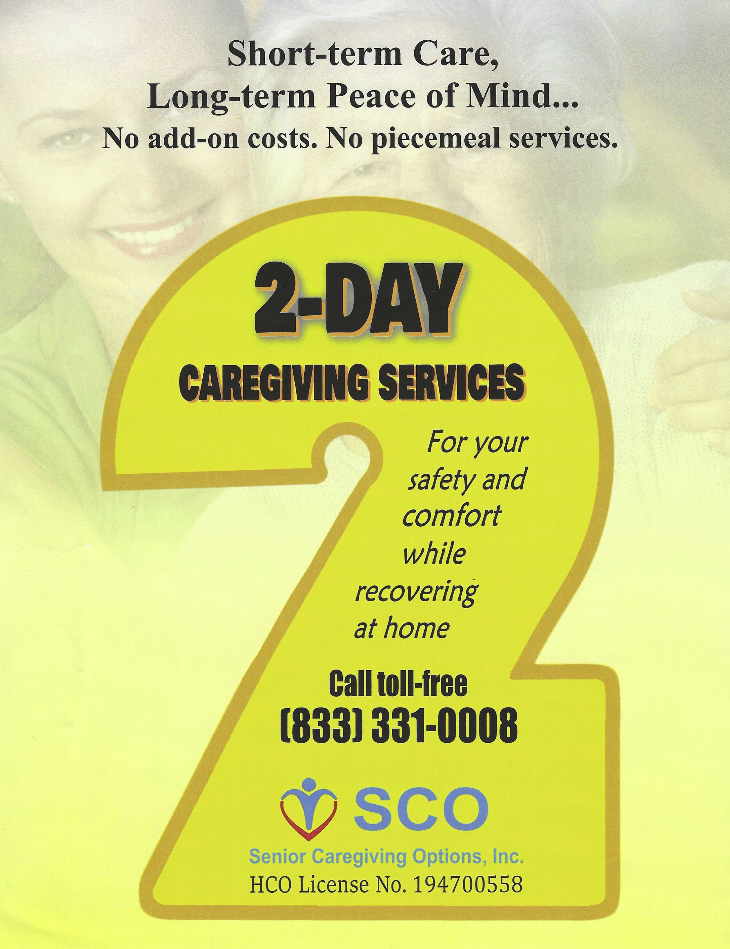 SENIOR CARE GIVING OPTIONS
