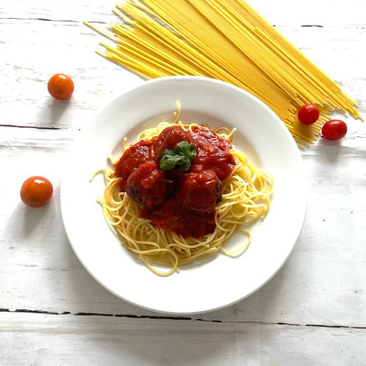 Turkey-Meatballs-with-Spaghetti