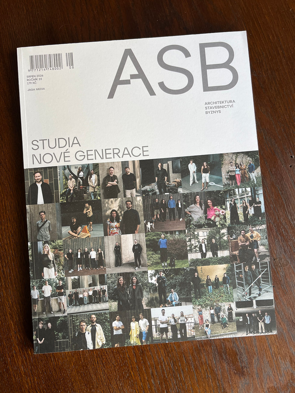 STUDIO BISTRO ve výběru časopisu ASB "Studia nové generace"