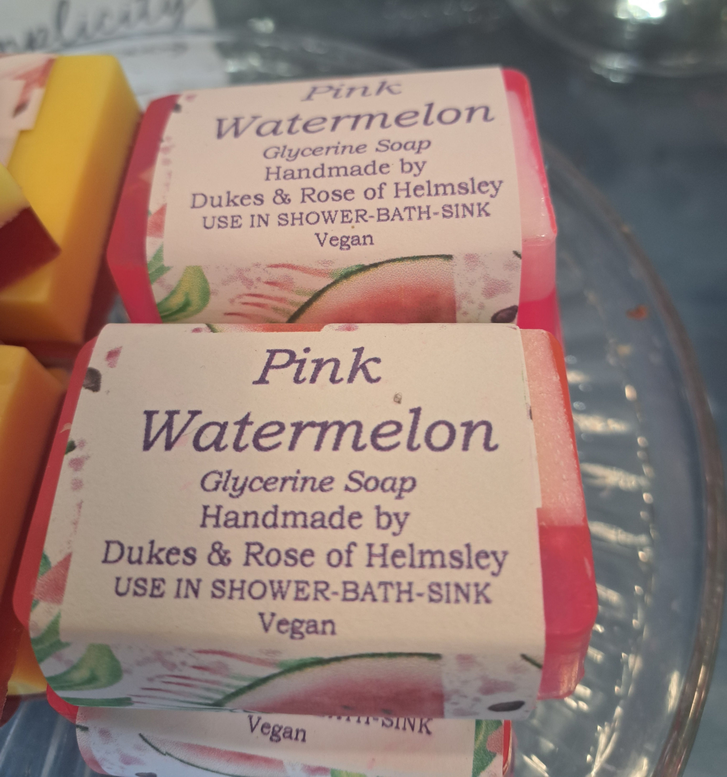 Pink Watermelon Mist Handmade Soap