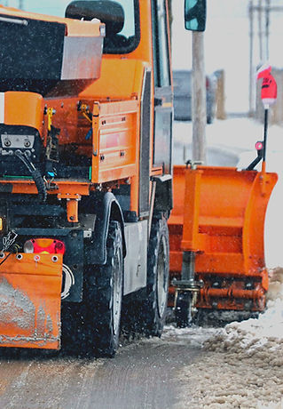 Schnee räumen im Winter
