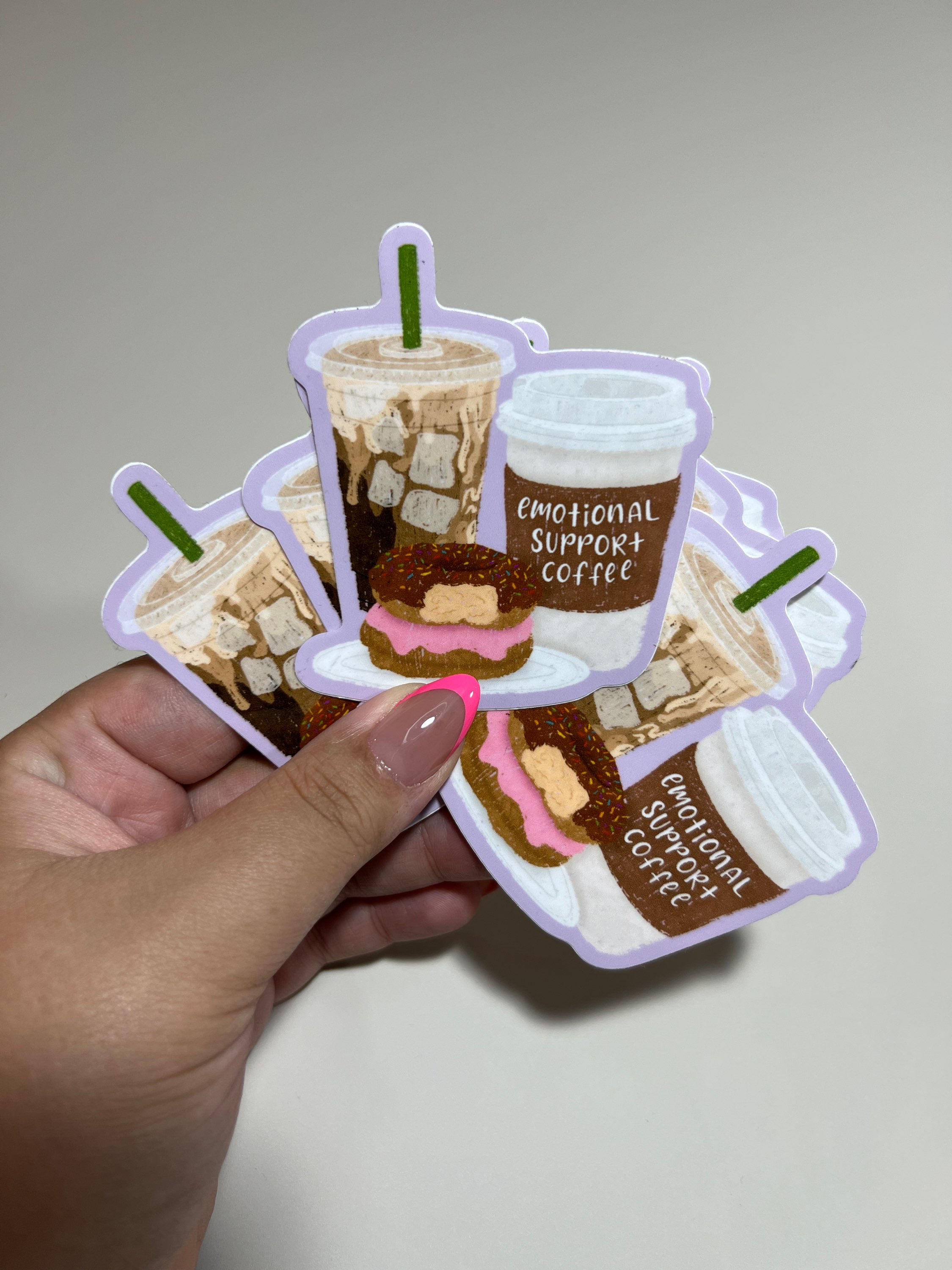 Emotional Coffee Sticker 