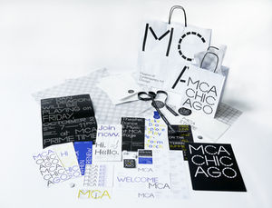 Membership collateral for Museum of Contemporary Art Chicago