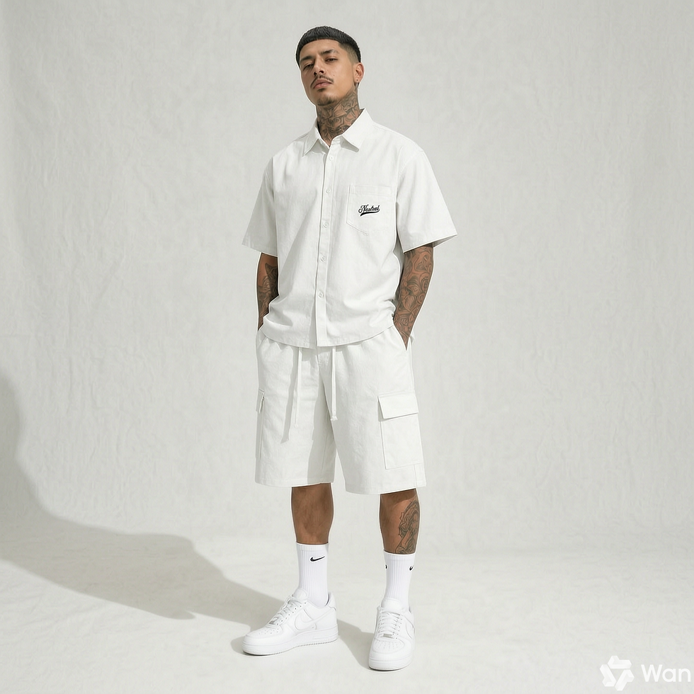 Thumbnail: Unisex Boxy Heavyweight Short Sleeve Shirt