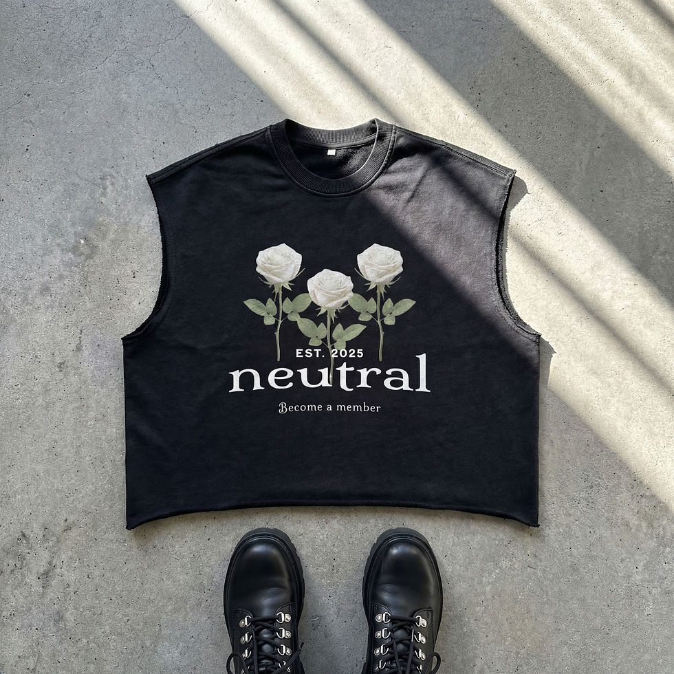 Thumbnail: French Terry Boxy Tank Top