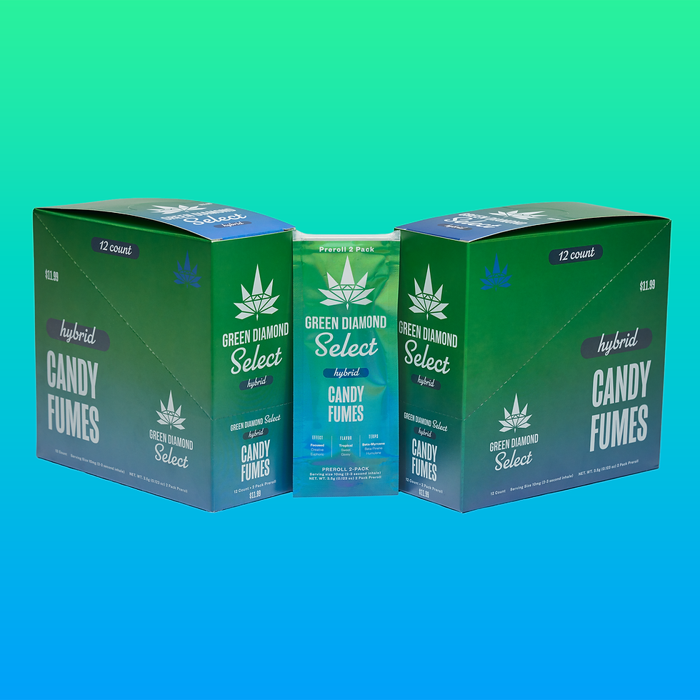 Thumbnail: Candy Fumes 2 Pack King Size Diamond Infused Pre-Rolls
