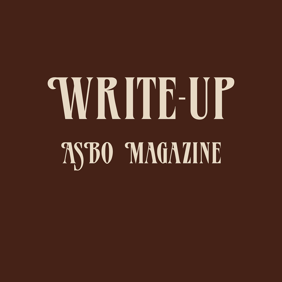 Write-Up: ASBO Magazine
