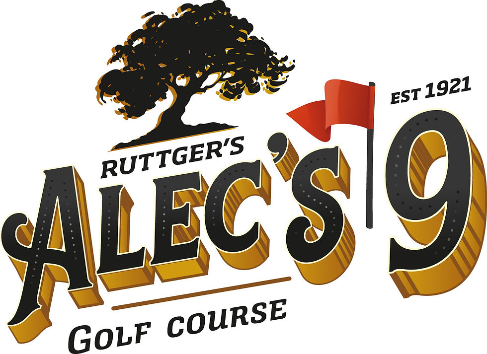 9 Hole Golf Course Logo