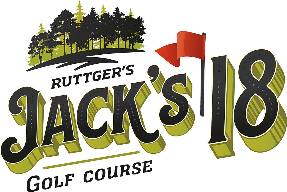 18 Hole Golf Course Logo