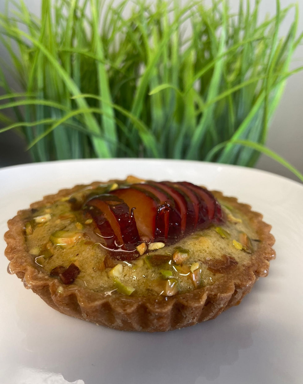 Pistachio Plum Tartelette
