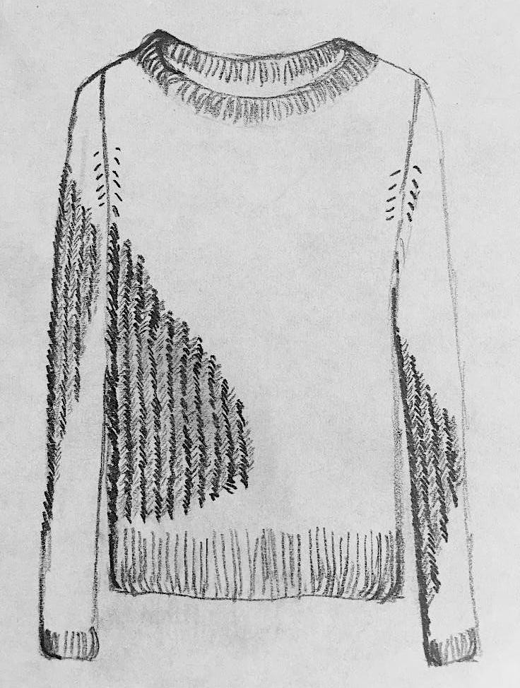 Knit Sweater Sketch