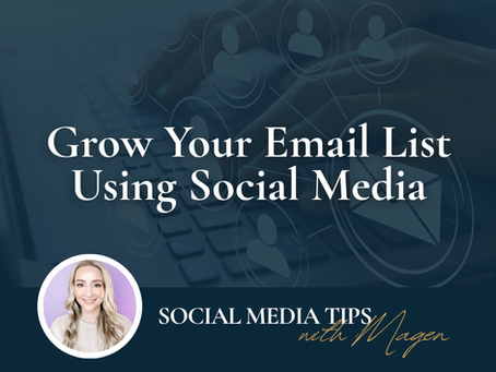 Grow Your Email List Using Social Media