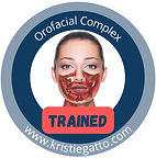Trained Badge with writing: "Orofacial Complex from Kristie Gatto"